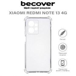    BeCover Anti-Shock Xiaomi Redmi Note 13 4G Clear (710645) -  6