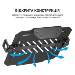 Підставка для ноутбука Підставка до ноутбука OfficePro для кронштейнів VESA 75x75,100x100 (LH313B) - Картинка 10