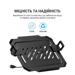 Підставка для ноутбука Підставка до ноутбука OfficePro для кронштейнів VESA 75x75,100x100 +RGB (LH474B) - Картинка 6