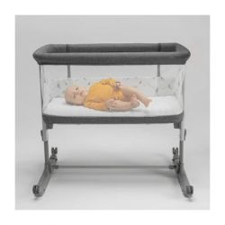 Ліжечко Lionelo приставне Aurora Grey Graphit (LO-AURORA GREY GRAPHITE) - Картинка 4