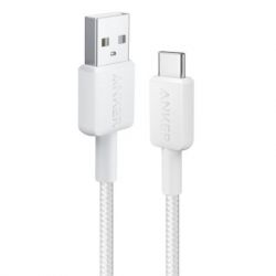 ���� ������ USB 2.0 AM to Type-C 1.8m 322 White Anker (A81H6H21)
