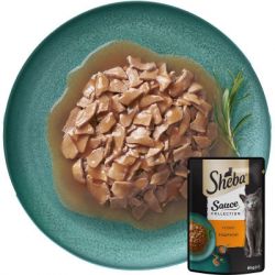 Вологий корм для кішок Sheba з індичкою в соусі 85 г (4770608265434) - Картинка 4