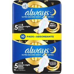 Гигиенические прокладки Always Ultra Secure Night Extra Размер 5 10 шт. (8006540093849) - Картинка 2