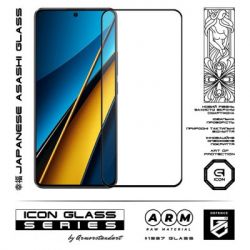 Стекло защитное Armorstandart Icon Xiaomi Poco X6 5G/Poco X6 Pro 5G/M6 Pro 4G Black (ARM73496) - Картинка 2