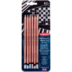 ��������� ������� Derwent Metallic PASTEL, 6 ������ (5028252598620)