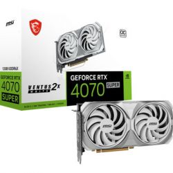  MSI GeForce RTX4070 SUPER 12Gb VENTUS 2X OC WHITE (RTX 4070 SUPER 12G VENTUS 2X WHITE OC) -  6