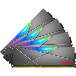     DDR4 32GB (4x8GB) 3600 MHz XPG SpectrixD50 RGB Tungsten Gray ADATA (AX4U36008G18I-QCTG50) -  4