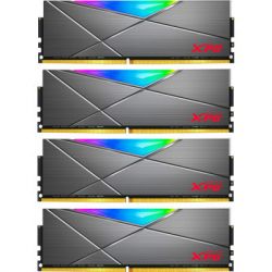  '  ' DDR4 32GB (4x8GB) 3600 MHz XPG SpectrixD50 RGB Tungsten Gray ADATA (AX4U36008G18I-QCTG50) -  1