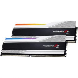     DDR5 64GB (2x32GB) 6400 MHz Trident Z5 RGB Matte White G.Skill (F5-6400J3239G32GX2-TZ5RW) -  4