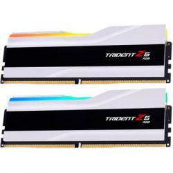  '  ' DDR5 64GB (2x32GB) 6400 MHz Trident Z5 RGB Matte White G.Skill (F5-6400J3239G32GX2-TZ5RW)