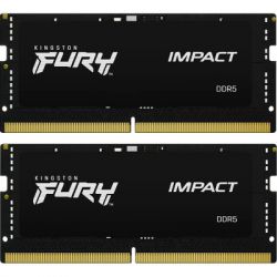 ������ ���'�� ��� �������� SoDIMM DDR5 32GB (2x16GB) 6400 MHz Impact Kingston Fury (ex.HyperX) (KF564S38IBK2-32)