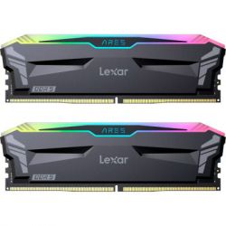     DDR5 32GB (2x16GB) 6000 MHz Ares RGB Black Lexar (LD5BU016G-R6000GDLA)