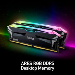     DDR5 32GB (2x16GB) 7200 MHz Ares RGB Black Lexar (LD5U16G72C34LA-RGD) -  6