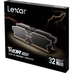  '  ' DDR5 32GB (2x16GB) 6000 MHz Thor Black Lexar (LD5U16G60C32LG-RGD) -  6