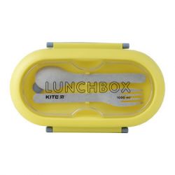 Ланч-бокс дитячий Kite з розділювачем 1000 мл, жовтий (K23-185-1) - Картинка 7