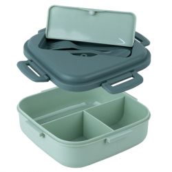 Ланч-бокс дитячий Kite з розділювачем 1100 мл, зелений (K23-186-1) - Картинка 4