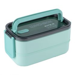 Ланч-бокс дитячий Kite подвійний з наповненням 1400 мл, зелений (K23-183-2) - Картинка 8