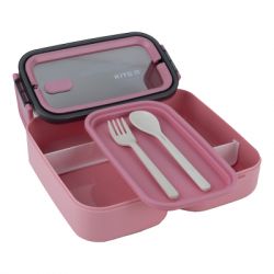 Ланч-бокс дитячий Kite подвійний з наповненням 1400 мл, рожевий (K23-183-3) - Картинка 3