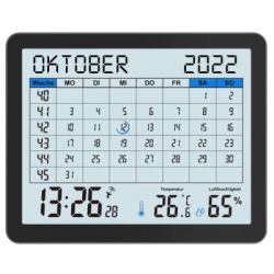 Настольные часы Technoline календар WT2600 Black (DAS302467) - Картинка 2