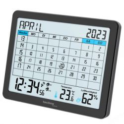 Настольные часы Technoline календар WT2600 Black (DAS302467) - Картинка 3