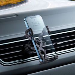 Універсальний автотримач Baseus Stable Gravitational Car Mount Lite (Air Outlet Version) (SUWX010001) - Картинка 10