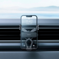 Універсальний автотримач Baseus Stable Gravitational Car Mount Lite (Air Outlet Version) (SUWX010001) - Картинка 12