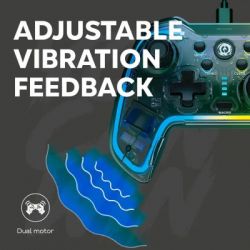 Геймпад Canyon Brighter GP-02 Wired RGB 4in1 PS3/Android BOX-TV/Nintendo Crystal (CND-GP02) - Картинка 4