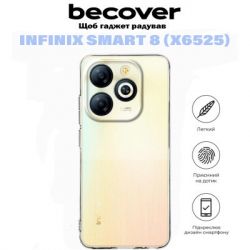 ����� �� ��������� �������� BeCover Infinix Smart 8 (X6525) Transparancy (710879) - �������� 6