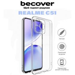 Чохол до мобільного телефона BeCover Realme C51 Transparancy (710928) - Картинка 6