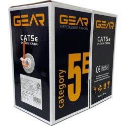 Кабель сетевой GEAR UTP 305м, cat.5e, CCA, 4*2*0,51, LSZH, indoor (GEC-UTPLCCA051305) - Картинка 2