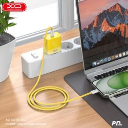 Зарядний пристрій XO CE18 PD30W USB-C Yellow (XO-CE18-YEL) - Картинка 3