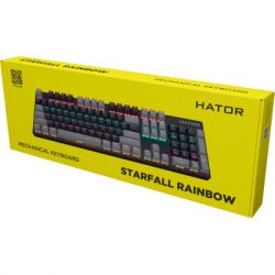 Hator Starfall Rainbow Origin Blue USB Black/Grey (HTK-609-BBG) -  7