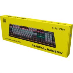  Hator Starfall Rainbow Origin Blue USB Grey/Black (HTK-609-BGB) -  7