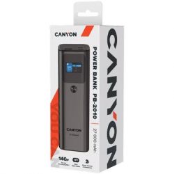 ������� ������������� Canyon PB-2010 27000mAh PD/3.1/140Wh, in/out2xUSB-C PD/140W, outUSB-A/22.5W (CNE-CPB2010DG) - �������� 7