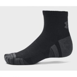 Носки Under Armour 1379510-001 Performance Tech 3 пари Qtr чорний LG (196884000998) - Картинка 2