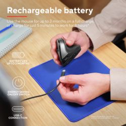 Мышка Trust Bayo 2 Ergonomic Wireless/USB-A Black (25145) - Картинка 10