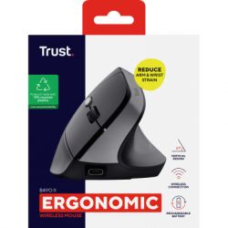 Мышка Trust Bayo 2 Ergonomic Wireless/USB-A Black (25145) - Картинка 9