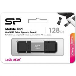 USB   Silicon Power USB 128G SILICON POWER usb3.2+TypeC Mobile C51 (SP128GBUC3C51V1S) -  4