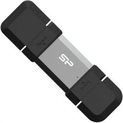 USB ���� ����������� Silicon Power USB 256G SILICON POWER usb3.2+TypeC Mobile C51 (SP256GBUC3C51V1S)