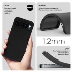 ����� �� ��������� �������� Armorstandart Matte Slim Fit Google Pixel 9 Pro Camera cover Black (ARM74689) - �������� 3