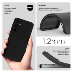 ����� �� ��������� �������� Armorstandart Matte Slim Fit Samsung A35 5G (A356) Camera cover Black (ARM74316) - �������� 3