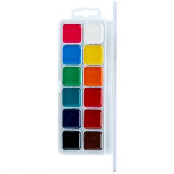 Акварельные краски Kite Classic, 12 цветов (K-061) - Картинка 2
