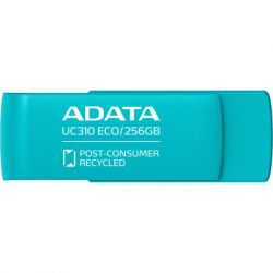 USB флеш накопитель ADATA 256GB UC310 Eco Green USB 3.2 (UC310E-256G-RGN) - Картинка 2