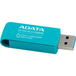 USB флеш накопитель ADATA 256GB UC310 Eco Green USB 3.2 (UC310E-256G-RGN) - Картинка 4
