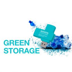 USB флеш накопитель ADATA 256GB UC310 Eco Green USB 3.2 (UC310E-256G-RGN) - Картинка 7