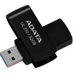 USB   ADATA 32GB UC310 Black USB 3.0 (UC310-32G-RBK) -  1
