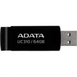 USB   ADATA 64GB UC310 Black USB 3.0 (UC310-64G-RBK) -  2