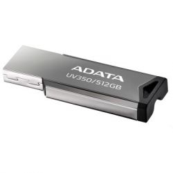 USB   ADATA 512GB UV350 Metallic USB 3.2 (AUV350-512G-RBK) -  2