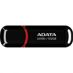 USB   ADATA 512GB UV150 Black USB 3.2 (AUV150-512G-RBK) -  1