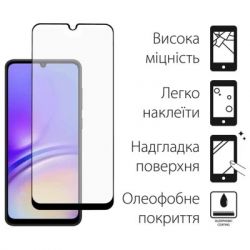 Чехол для мобильного телефона Dengos Kit for Samsung Galaxy A05 (A055) case + glass (Black) (DG-KM-07) - Картинка 3